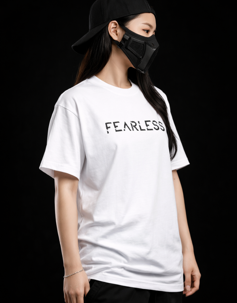 Goatkapda Fearless Puff with fluffy, textured fabric for comfortable use and stylish appearance in a close-up view.