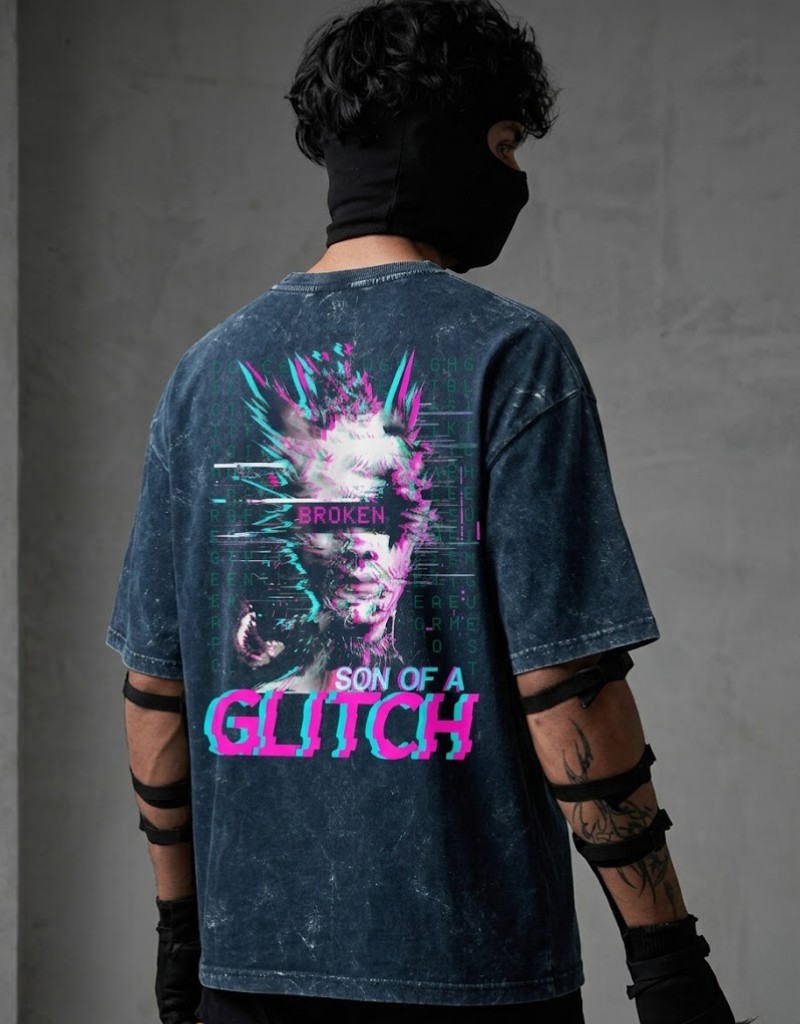 Broken Goatkapda product with visible distressed fabric and torn details, showcasing the damaged design and texture.