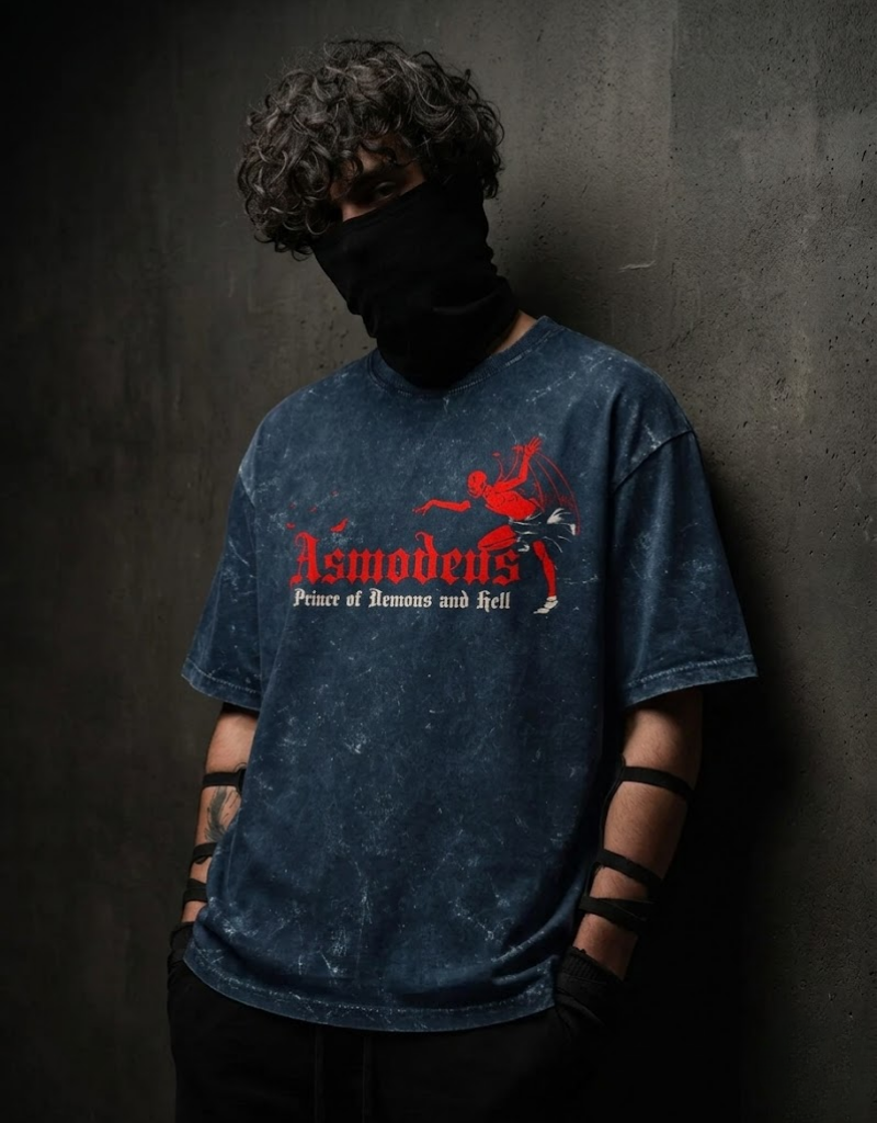 Asmodeus figurine by Goatkapda, detailed sculpture with intricate design, displayed on a neutral background.