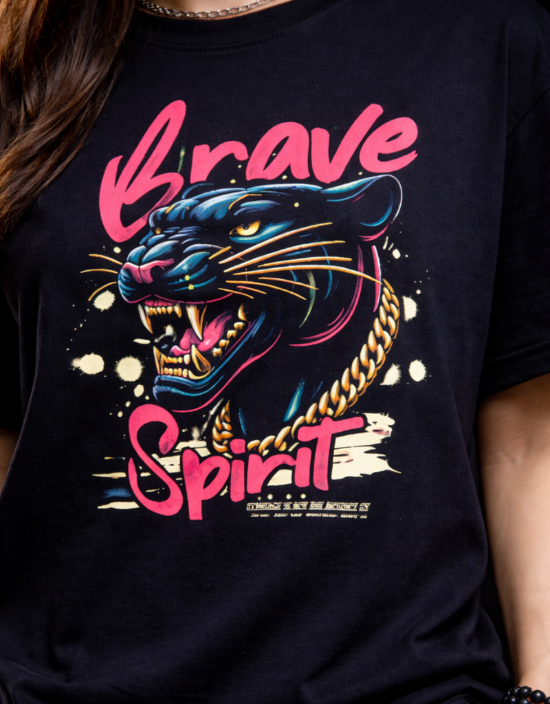 Brave Spirit by Goatkapda logo on a black background, featuring bold white text and a minimalist design.