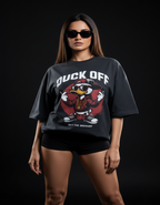 The "Duck Off" Oversized Statement Tee