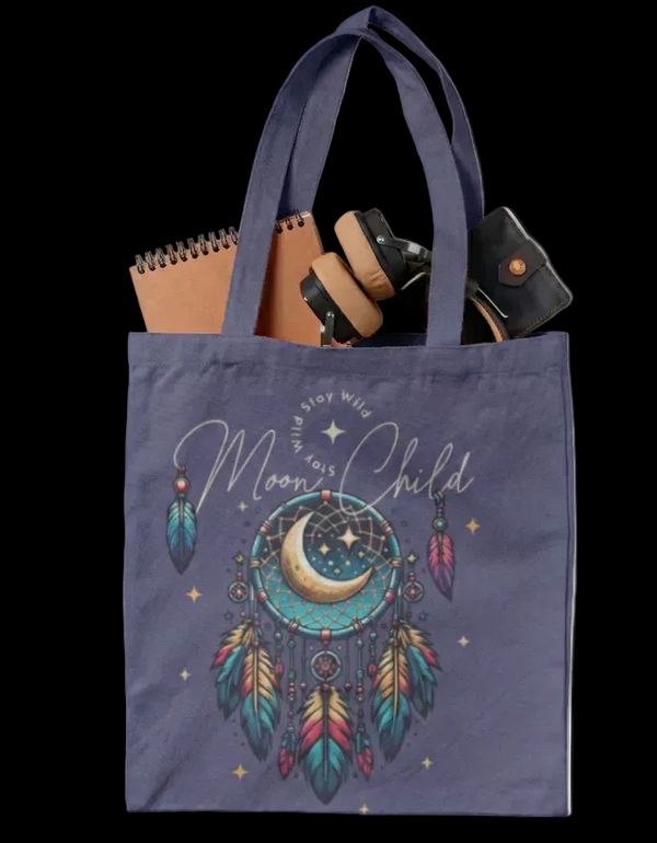 Moon & Child Tote Bag