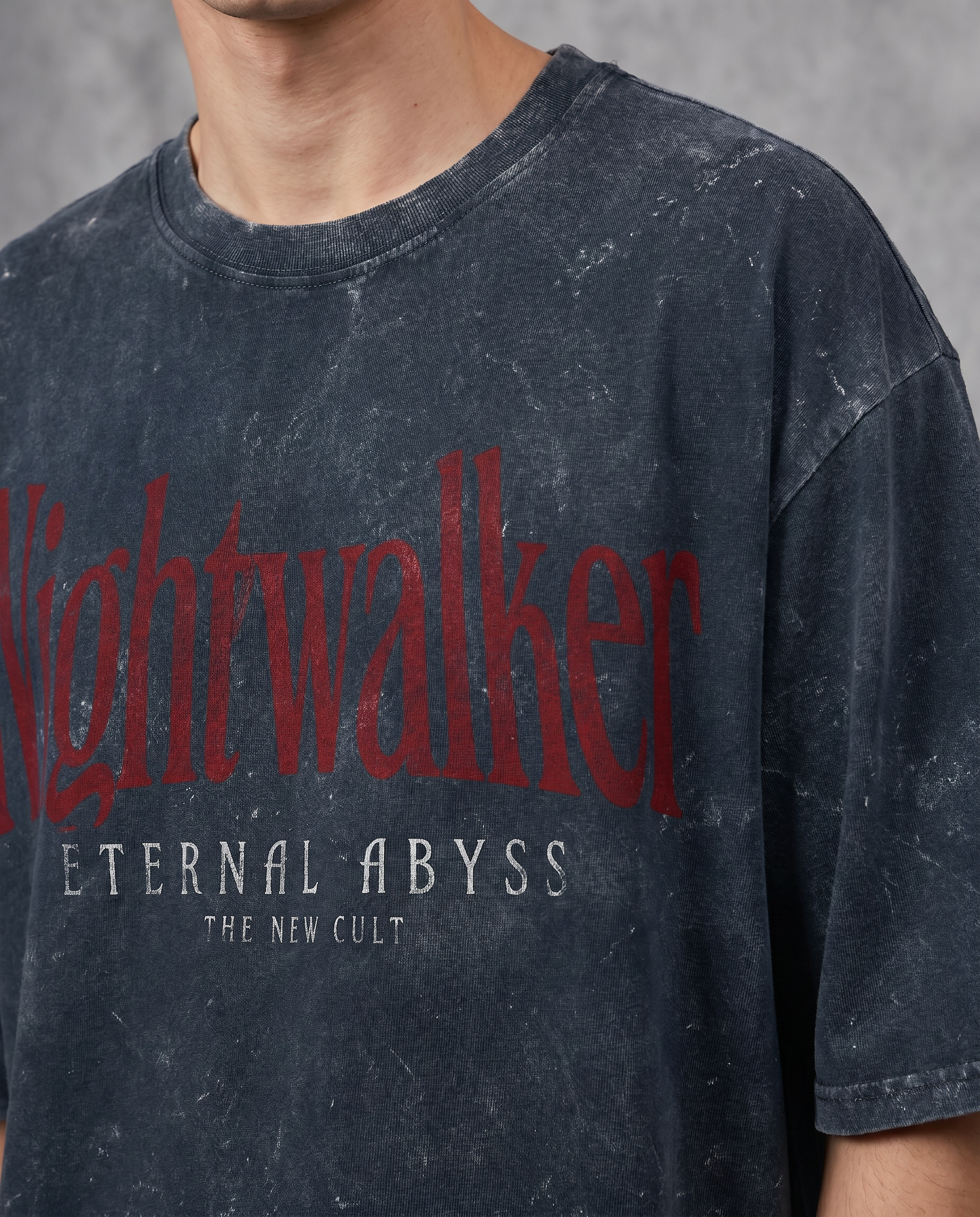 Night Walker™ by Goatkapda, showcasing a stylish pair of dark-colored men's nightwear or loungewear set.