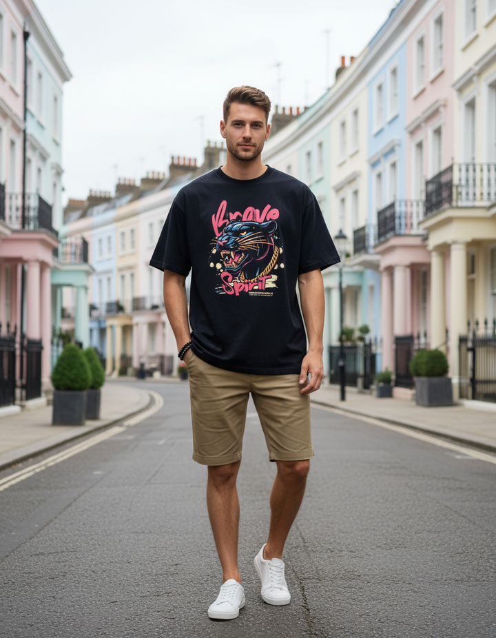 Brave Spirit by Goatkapda featuring a stylish, modern design with bold graphics and vibrant colors on the fabric.